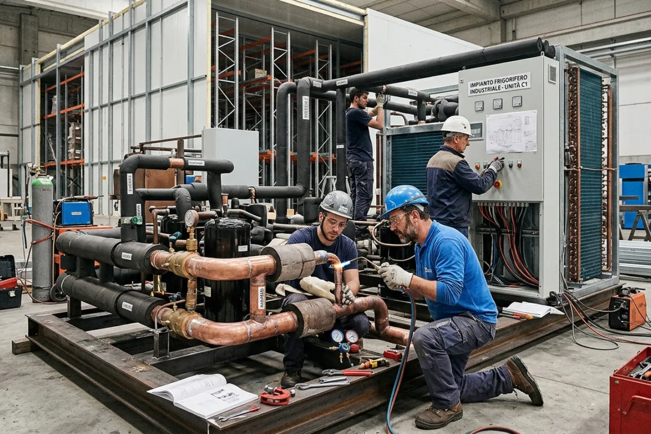 impianti frigoriferi industriali
