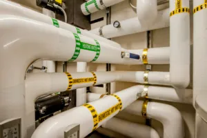 Tubazioni isolate per acqua calda e riscaldamento
