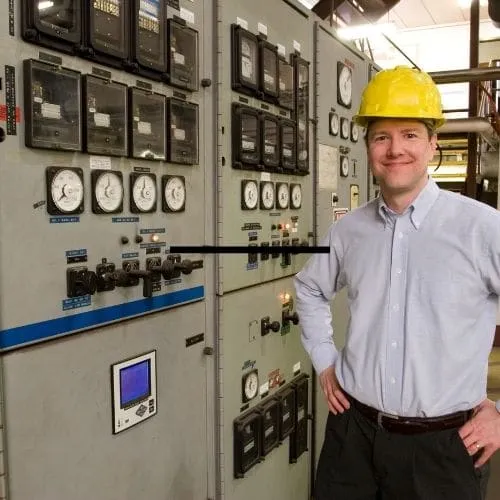 foto di un impianto elettrico industriale