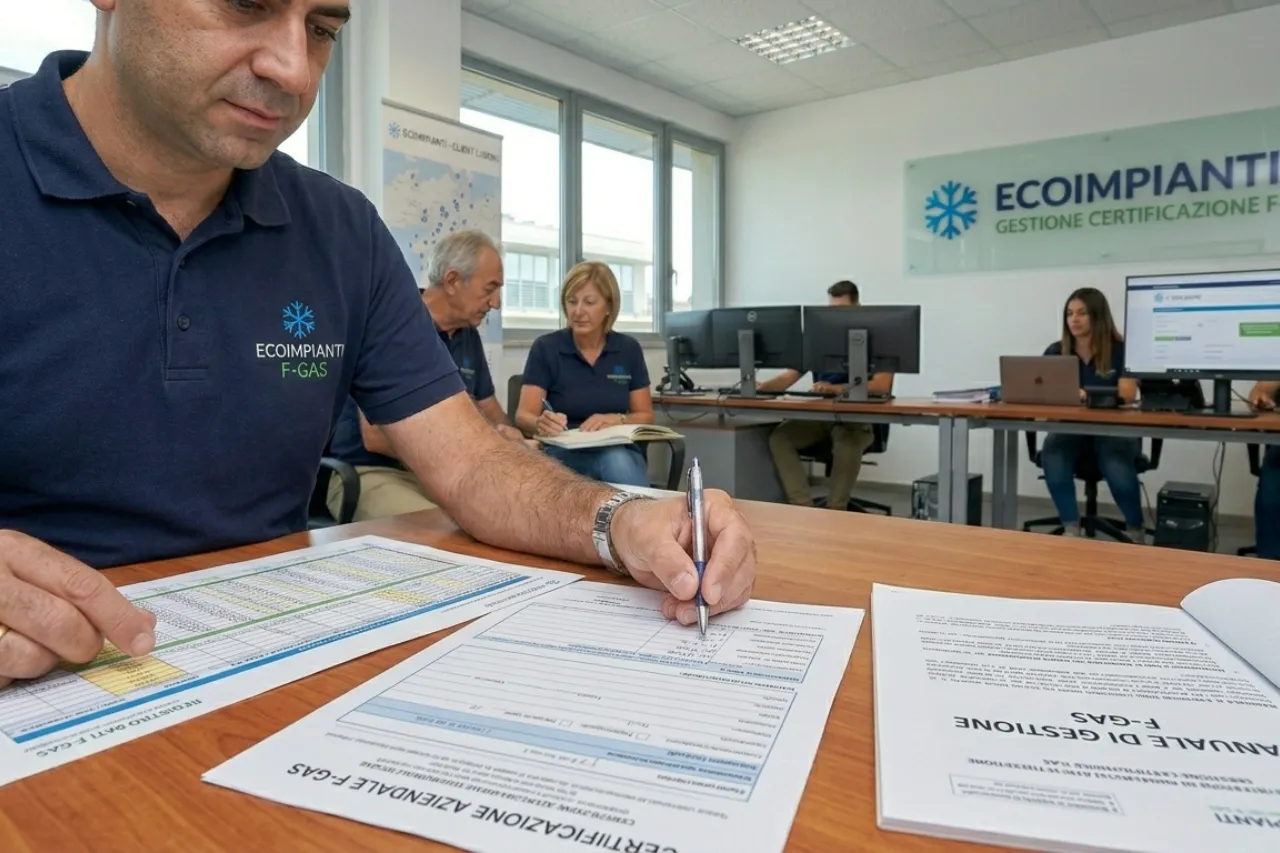certificazione f gas