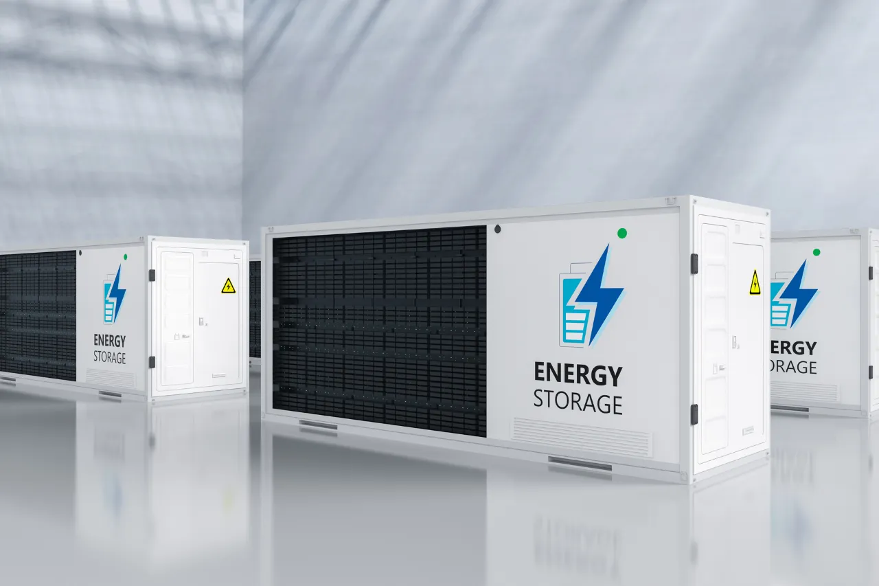 Moduli industriali bianchi per accumulo di energia a batteria