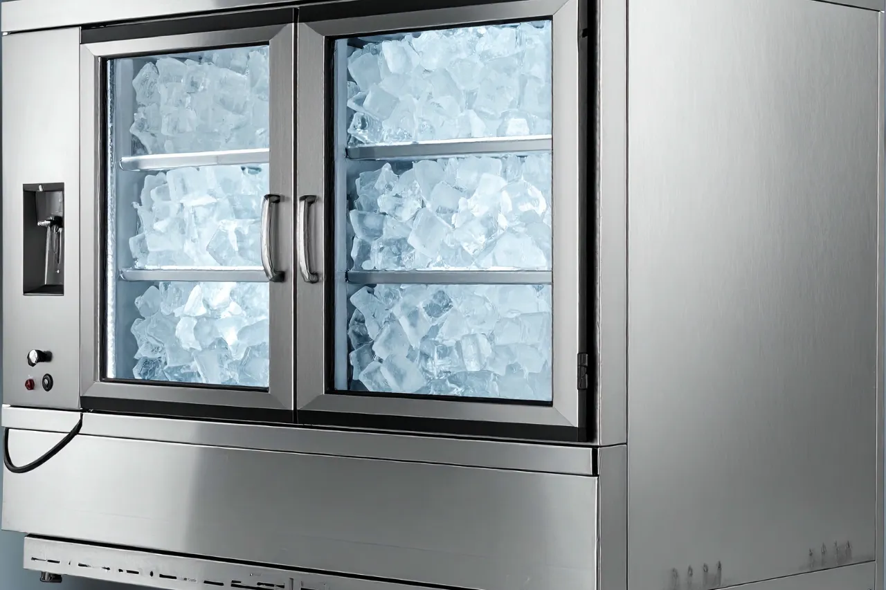 Macchina professionale per ghiaccio in acciaio inox