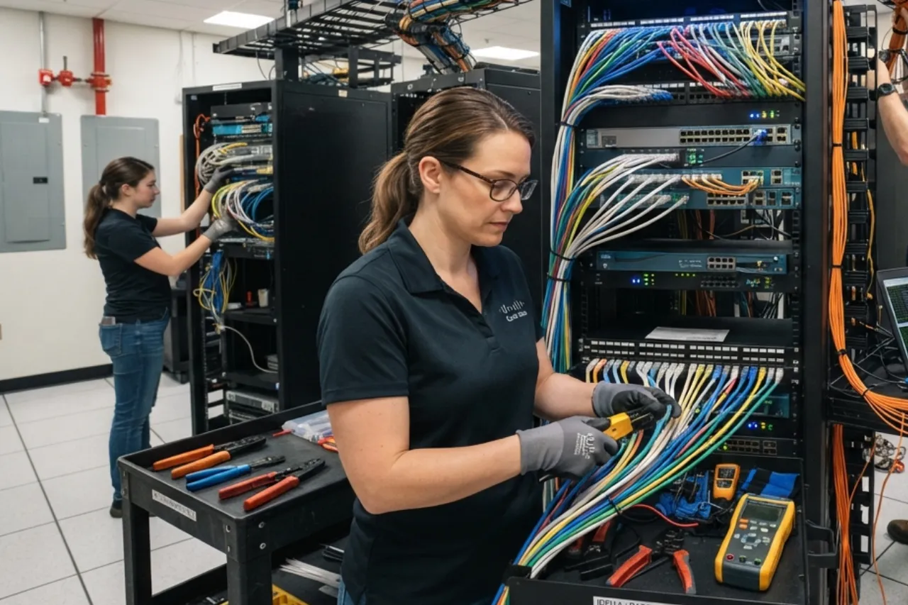 Tecniche al lavoro su rack server