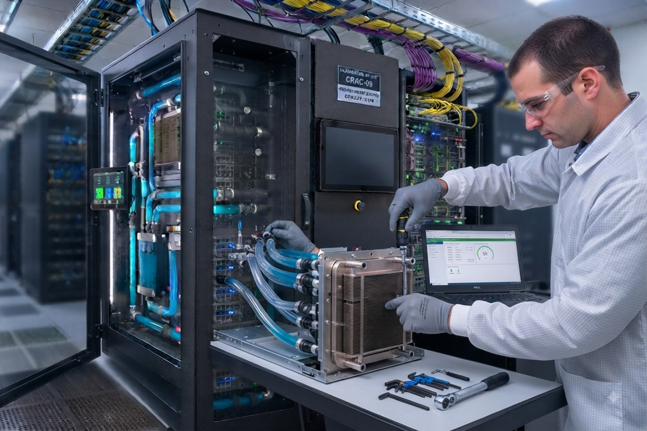 armadio server con condizionamento