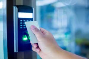 carta badge per accedere all'interno di un ufficio