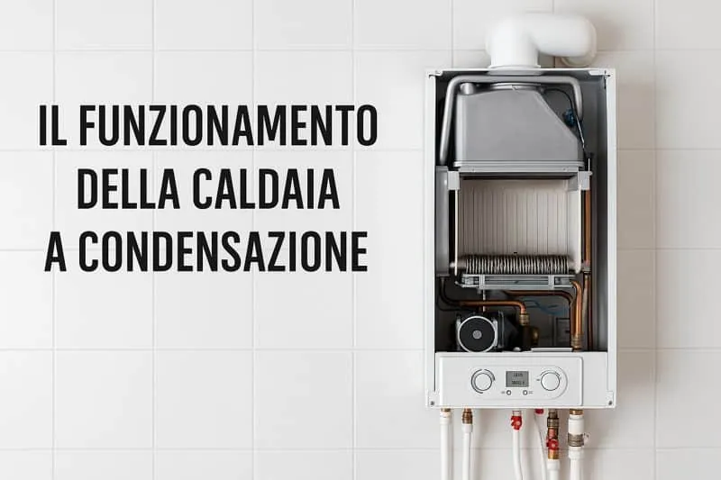 foto caldaia a condensazione e funzionamento