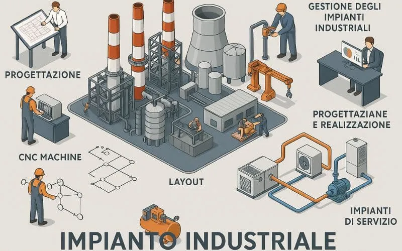 foto di un impianti di tipo industriale