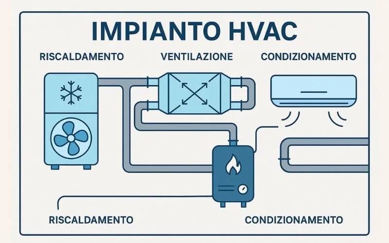 infografica impianto HVAC
