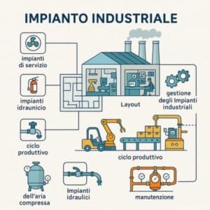foto infografica impianto industriale