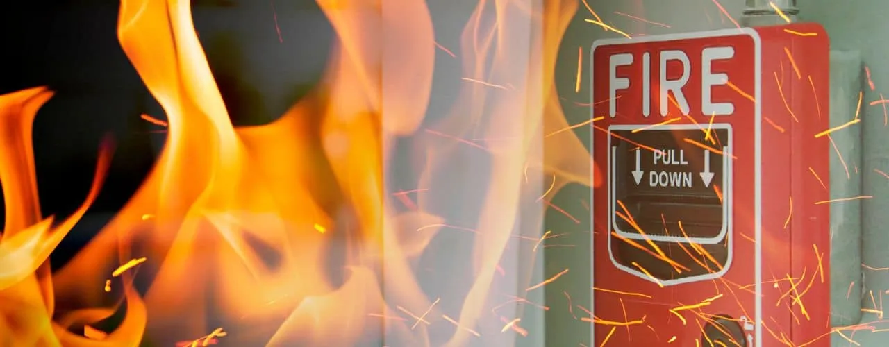 foto rappresentativa di un allarme antincendio