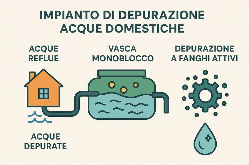 Impianto di depurazione delle acque reflue domestiche