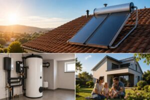 sistema solare per acqua calda in casa